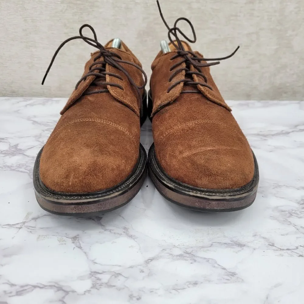 Nettleton X Esprit Vintage Brown Suede Lace Up Oxford Derby US Size 12 Euro 46